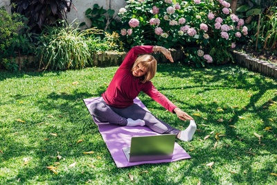 Create a yoga garden