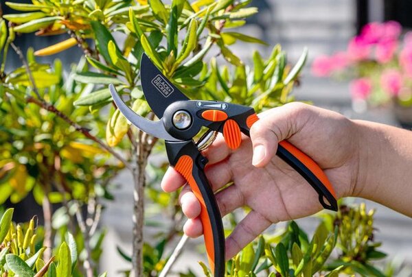 Black & Decker Bypass Secateurs 21.5cm